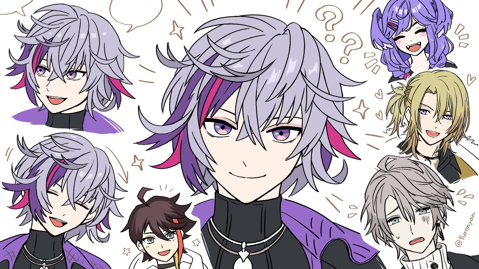 にじさんじ不破湊さん描き方メモ