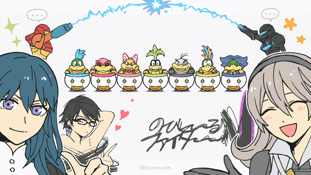 スマブラSP大縄跳びGIFアニメ