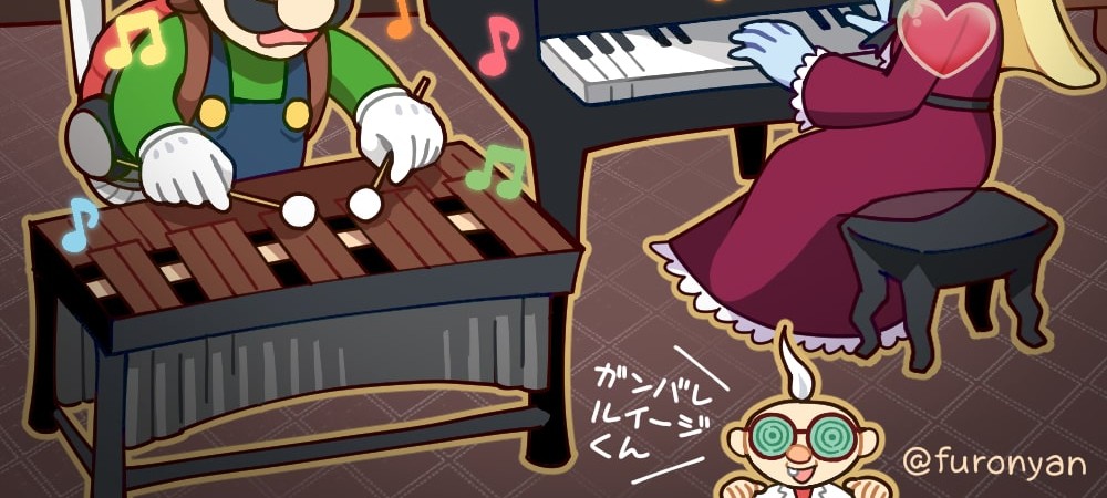 色を暗くして床のタイル模様のパース崩壊をごまかした